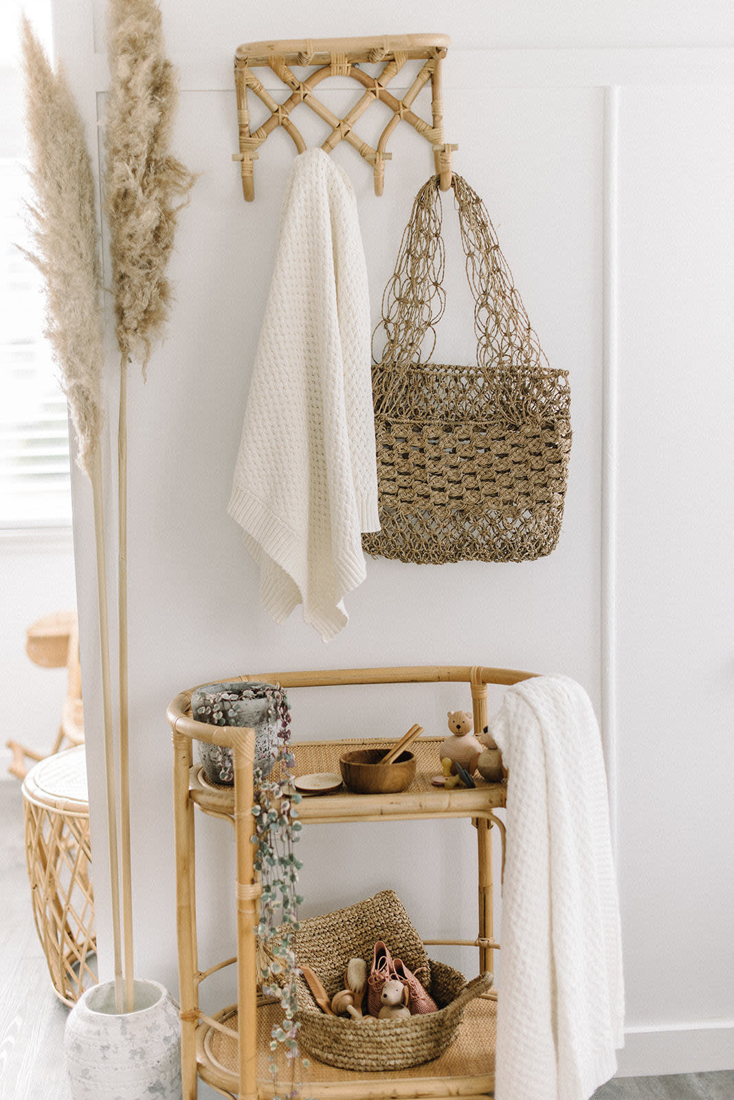 Snuggle Hunny Kids Snuggle Hunny Diamond Knit Blanket - Cream