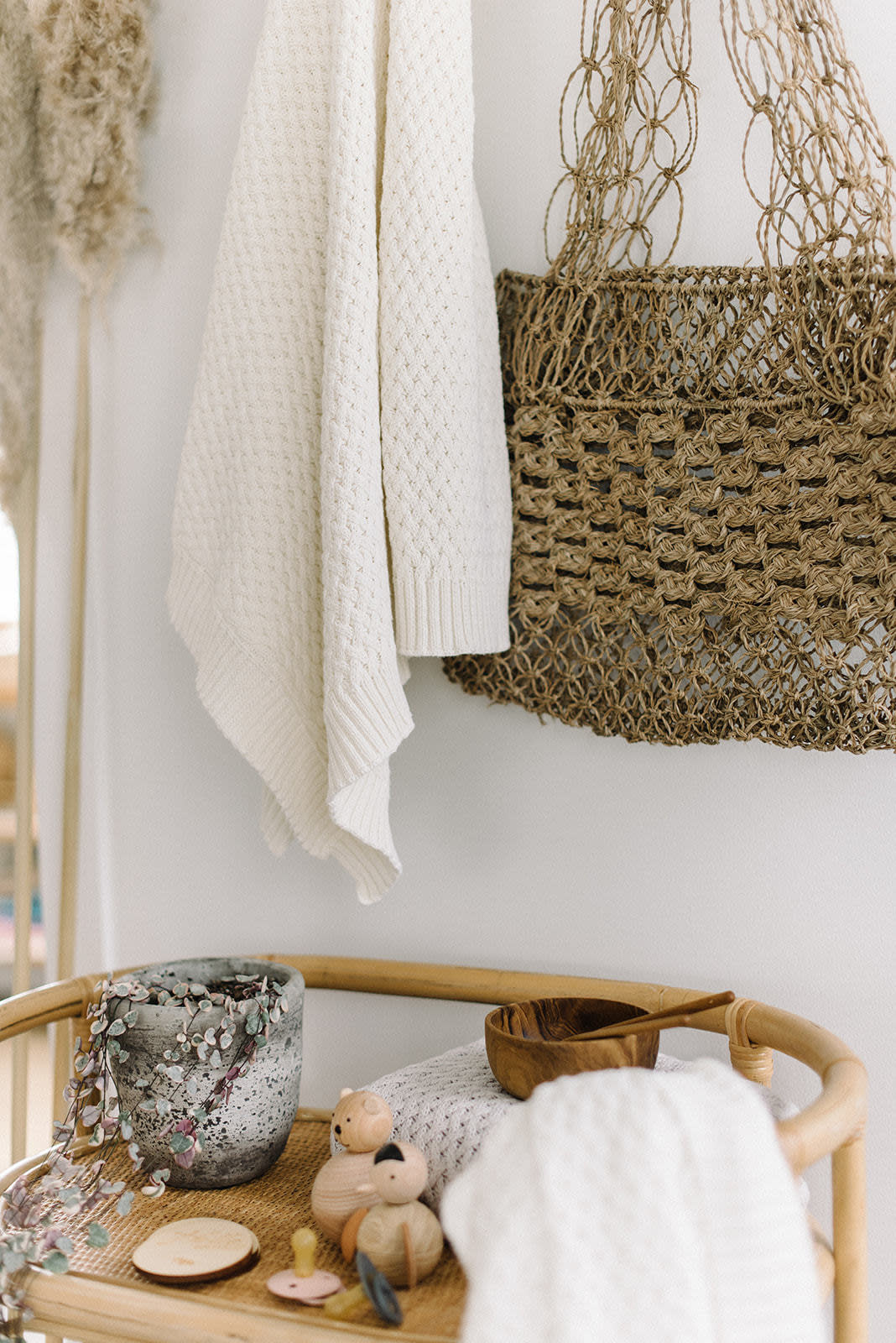 Snuggle Hunny Kids Snuggle Hunny Diamond Knit Blanket - Cream