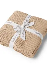 Snuggle Hunny Kids Snuggle Hunny Diamond Knit Blanket - Hazelnut