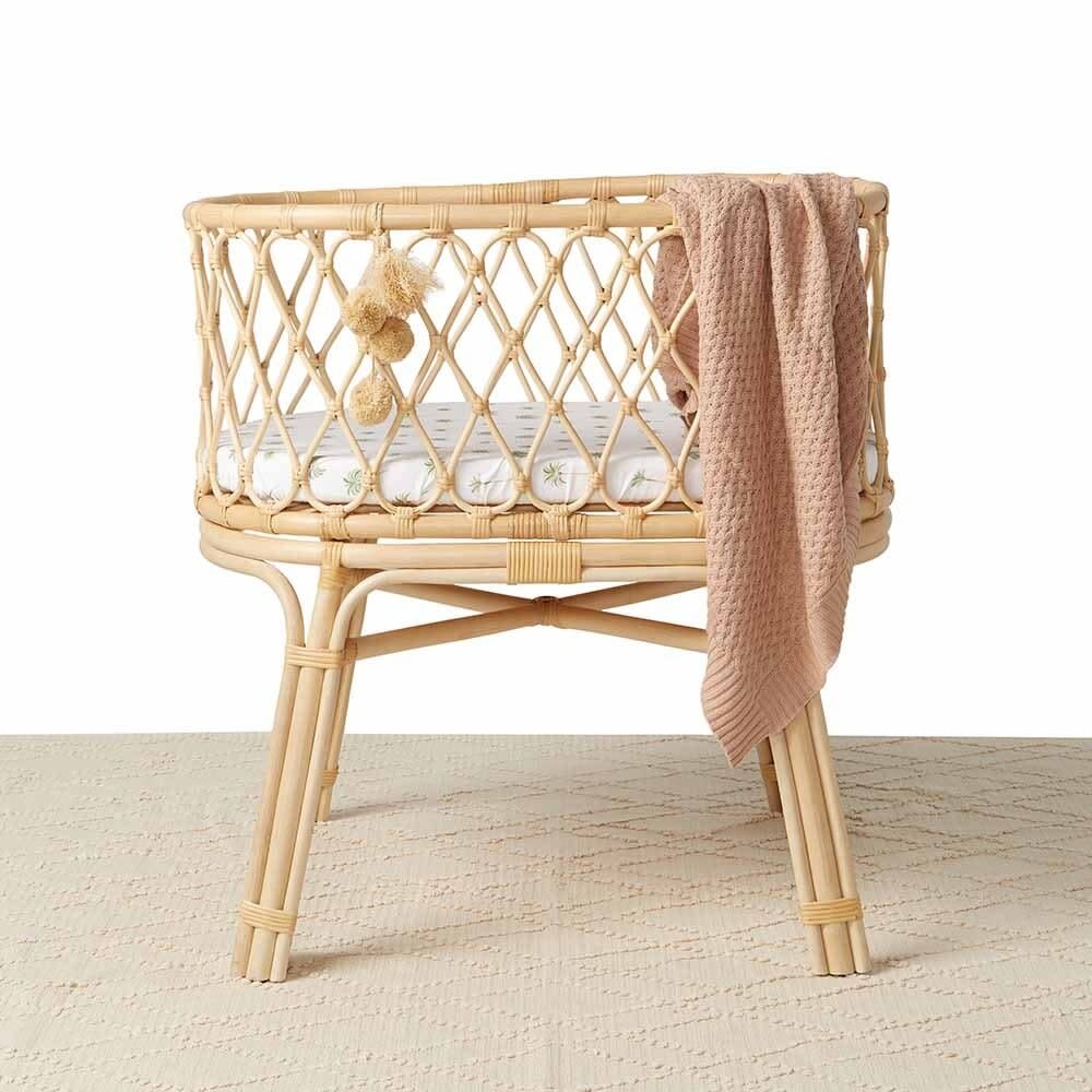 Snuggle Hunny Kids Snuggle Hunny Diamond Knit Blanket - Hazelnut