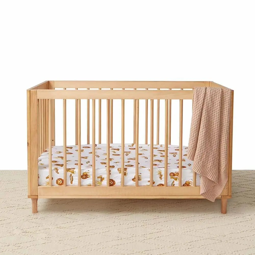 Snuggle Hunny Kids Snuggle Hunny Diamond Knit Blanket - Hazelnut