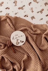 Snuggle Hunny Kids Snuggle Hunny Diamond Knit Blanket - Hazelnut