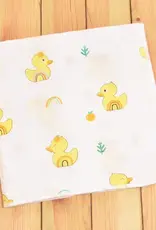 Bub2Kids Bub2Kids 1 Layer Muslin Swaddle Wrap 100% Organic Cotton - Yellow Duck