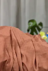 Bub2Kids Bub2Kids 1 Layer Muslin Swaddle Wrap 70% Bamboo + 30% Organic Cotton - Dark Brown