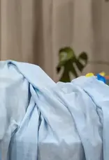 Bub2Kids Bub2Kids 1 Layer Muslin Swaddle Wrap 70% Bamboo + 30% Organic Cotton - Light Blue