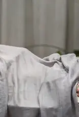 Bub2Kids Bub2Kids 1 Layer Muslin Swaddle Wrap 70% Bamboo + 30% Organic Cotton - Light Grey