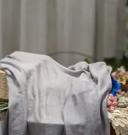 Bub2Kids Bub2Kids 1 Layer Muslin Swaddle Wrap 70% Bamboo + 30% Organic Cotton - Light Grey