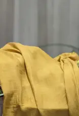 Bub2Kids Bub2Kids 1 Layer Muslin Swaddle Wrap 70% Bamboo + 30% Organic Cotton - Mustard