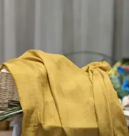Bub2Kids Bub2Kids 1 Layer Muslin Swaddle Wrap 70% Bamboo + 30% Organic Cotton - Mustard