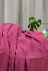 Bub2Kids Bub2Kids 1 Layer Muslin Swaddle Wrap 70% Bamboo + 30% Organic Cotton - Rose Red