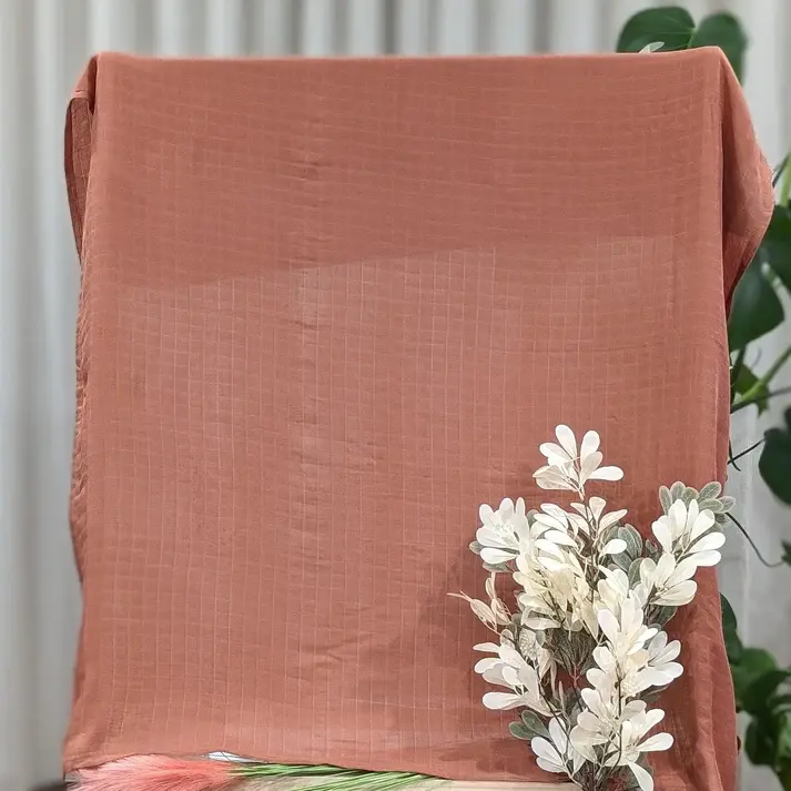 Bub2Kids Bub2Kids 1 Layer Muslin Swaddle Wrap 70% Bamboo + 30% Organic Cotton - Dark Brown
