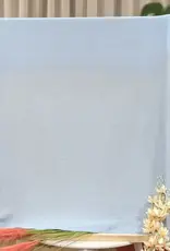 Bub2Kids Bub2Kids 1 Layer Muslin Swaddle Wrap 70% Bamboo + 30% Organic Cotton - Light Blue