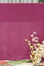 Bub2Kids Bub2Kids 1 Layer Muslin Swaddle Wrap 70% Bamboo + 30% Organic Cotton - Rose Red