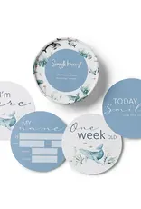 Snuggle Hunny Kids Snuggle Hunny Ocean & Indigo Reversible Milestone Cards