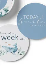 Snuggle Hunny Kids Snuggle Hunny Ocean & Indigo Reversible Milestone Cards
