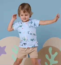 Snuggle Hunny Kids Snuggle Hunny Blue Ocean Organic T-Shirt