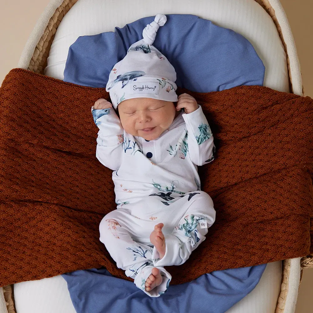 Snuggle Hunny Kids Snuggle Hunny Ocean Organic Growsuit