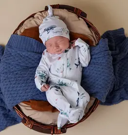 Snuggle Hunny Kids Snuggle Hunny Ocean Organic Snuggle Sleepsuit Zip Footie