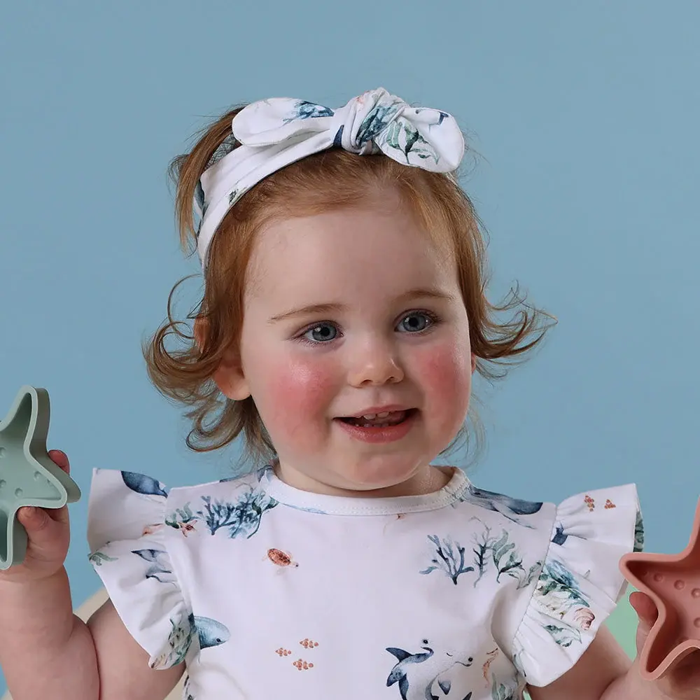 Snuggle Hunny Kids Snuggle Hunny Ocean Organic Topknot