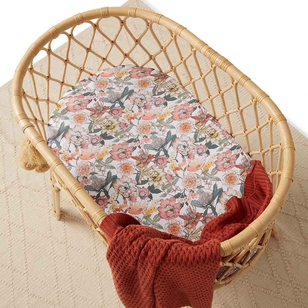 Snuggle Hunny Kids Snuggle Hunny Bassinet Sheet / Change Pad Cover - Australiana