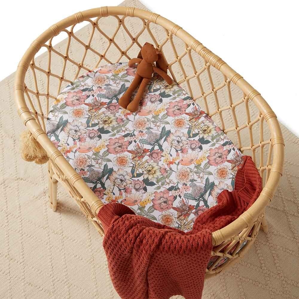 Snuggle Hunny Kids Snuggle Hunny Bassinet Sheet / Change Pad Cover - Australiana