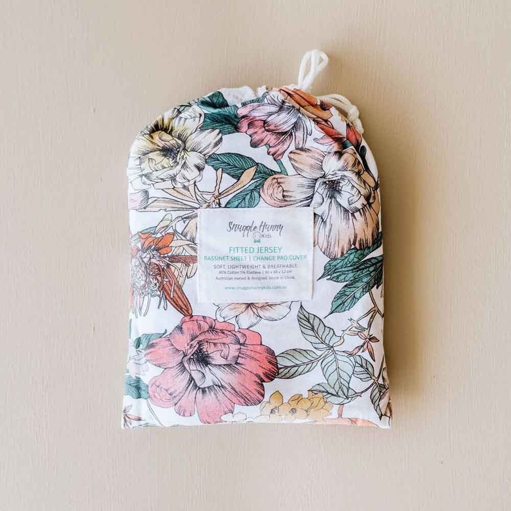 Snuggle Hunny Kids Snuggle Hunny Bassinet Sheet / Change Pad Cover - Australiana