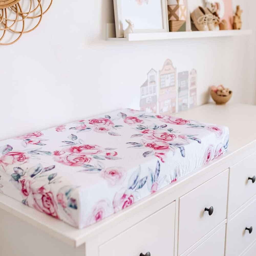 Snuggle Hunny Kids Snuggle Hunny Bassinet Sheet / Change Pad Cover - Lilac Skies