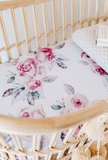 Snuggle Hunny Kids Snuggle Hunny Bassinet Sheet / Change Pad Cover - Lilac Skies