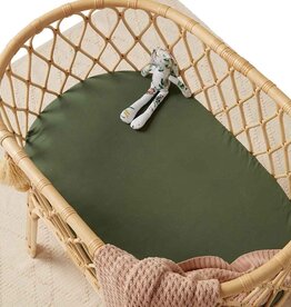 Snuggle Hunny Kids Snuggle Hunny Bassinet Sheet / Change Pad Cover - Olive