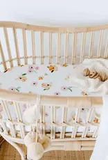 Snuggle Hunny Kids Snuggle Hunny Bassinet Sheet / Change Pad Cover - Poppy