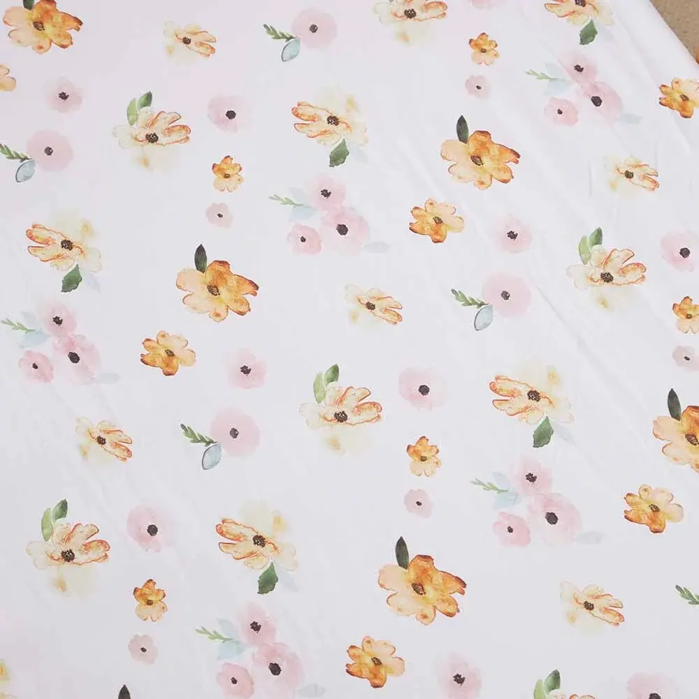 Snuggle Hunny Kids Snuggle Hunny Bassinet Sheet / Change Pad Cover - Poppy