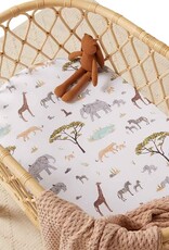 Snuggle Hunny Kids Snuggle Hunny Bassinet Sheet / Change Pad Cover - Safari