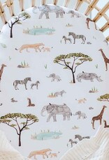 Snuggle Hunny Kids Snuggle Hunny Bassinet Sheet / Change Pad Cover - Safari