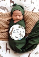 Snuggle Hunny Kids Snuggle Hunny Bassinet Sheet / Change Pad Cover - Safari