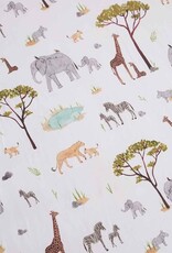 Snuggle Hunny Kids Snuggle Hunny Bassinet Sheet / Change Pad Cover - Safari