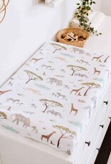 Snuggle Hunny Kids Snuggle Hunny Bassinet Sheet / Change Pad Cover - Safari