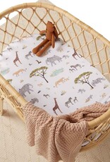 Snuggle Hunny Kids Snuggle Hunny Bassinet Sheet / Change Pad Cover - Safari