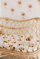Snuggle Hunny Kids Snuggle Hunny Bassinet Sheet / Change Pad Cover - Sunflower