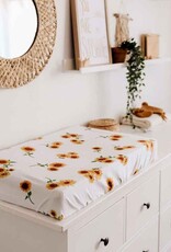 Snuggle Hunny Kids Snuggle Hunny Bassinet Sheet / Change Pad Cover - Sunflower