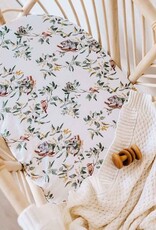 Snuggle Hunny Kids Snuggle Hunny Bassinet Sheet / Change Pad Cover - Eucalypt