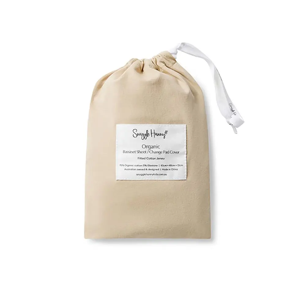 Snuggle Hunny Kids Snuggle Hunny Bassinet Sheet / Change Pad Cover - Pebble