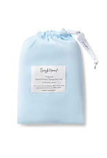 Snuggle Hunny Kids Snuggle Hunny Organic Bassinet Sheet / Change Pad Cover Baby Blue