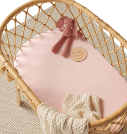 Snuggle Hunny Kids Snuggle Hunny Organic Bassinet Sheet / Change Pad Cover Baby Pink