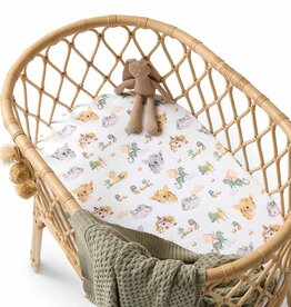 Snuggle Hunny Kids Snuggle Hunny Organic Bassinet Sheet / Change Pad Cover Dragon