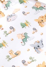 Snuggle Hunny Kids Snuggle Hunny Organic Bassinet Sheet / Change Pad Cover Dragon