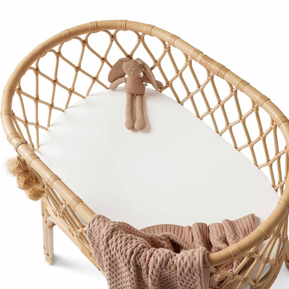 Snuggle Hunny Kids Snuggle Hunny Organic Bassinet Sheet / Change Pad Cover Milk