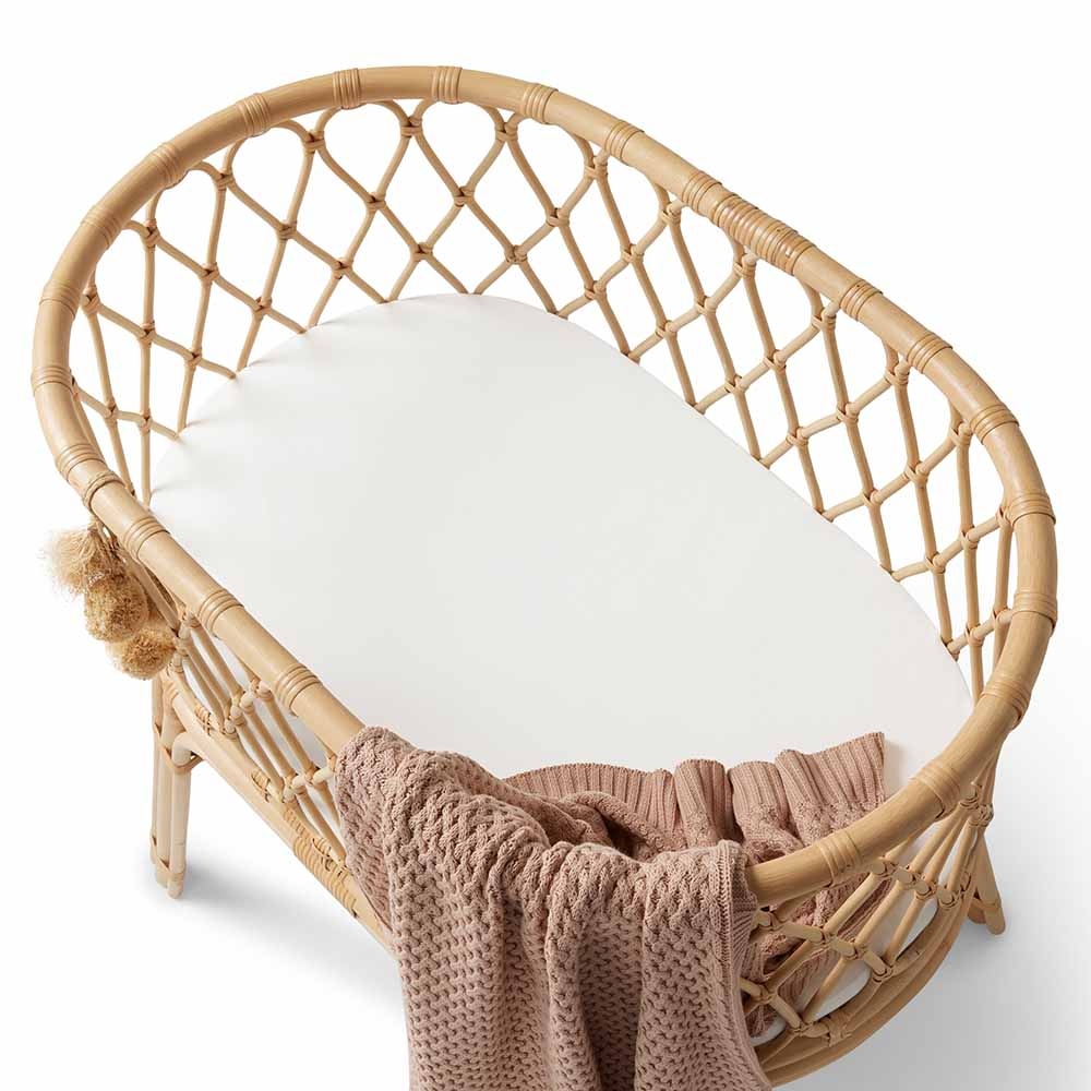 Snuggle Hunny Kids Snuggle Hunny Organic Bassinet Sheet / Change Pad Cover Milk