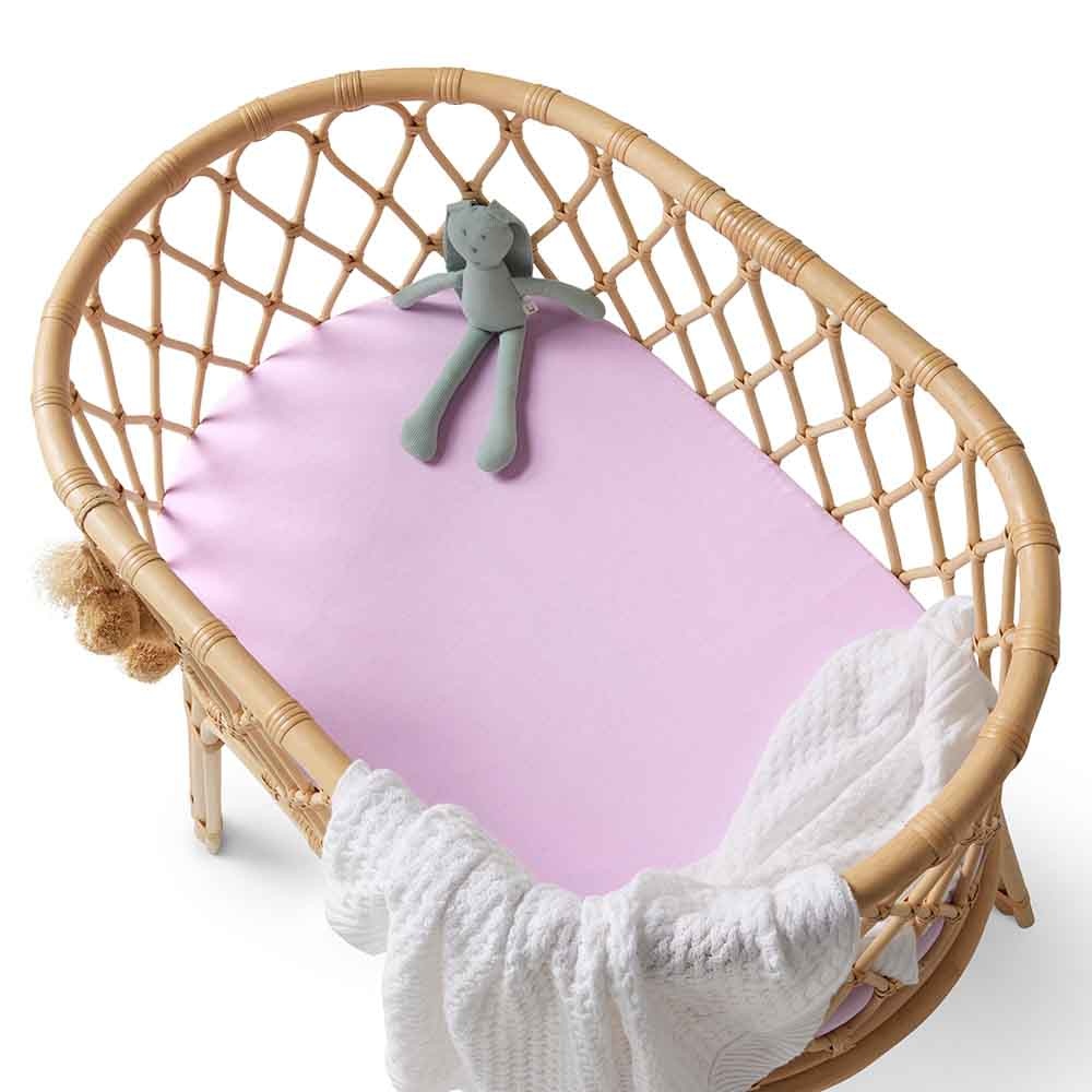 Snuggle Hunny Kids Snuggle Hunny Organic Bassinet Sheet / Change Pad Cover Lilac