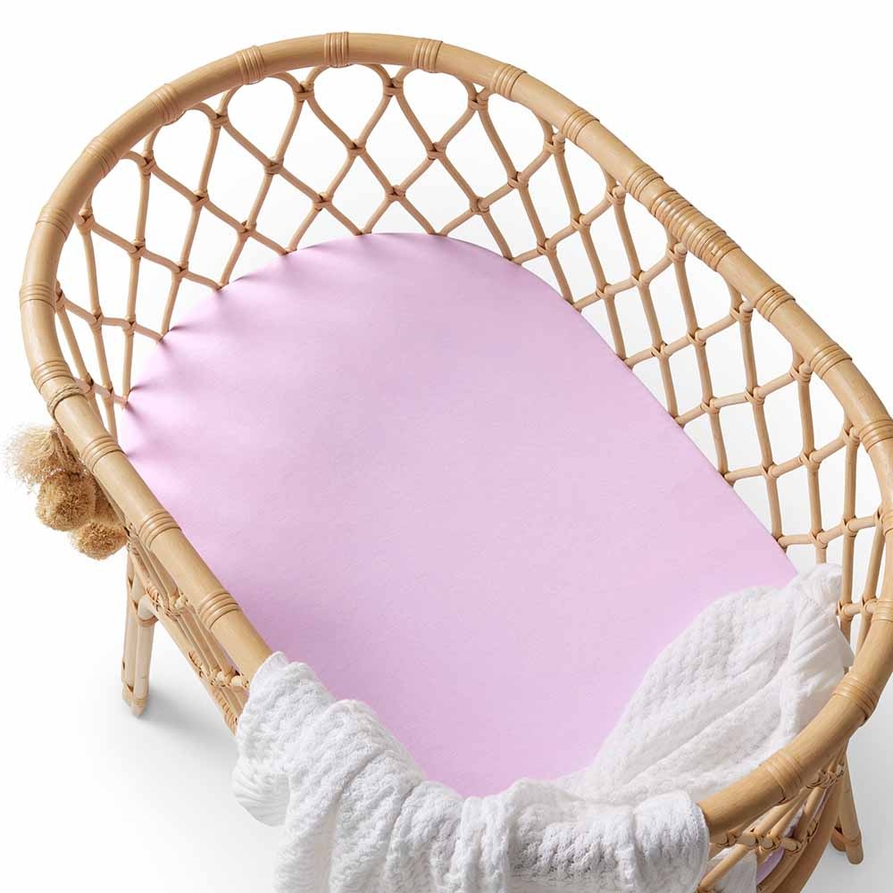 Snuggle Hunny Kids Snuggle Hunny Organic Bassinet Sheet / Change Pad Cover Lilac