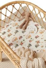 Snuggle Hunny Kids Snuggle Hunny Organic Bassinet Sheet / Change Pad Cover Diggers & Tractors